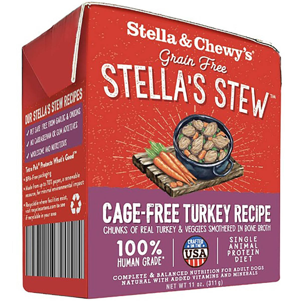 Stella & Chewy's Cage Free Turkey Stew 11 oz