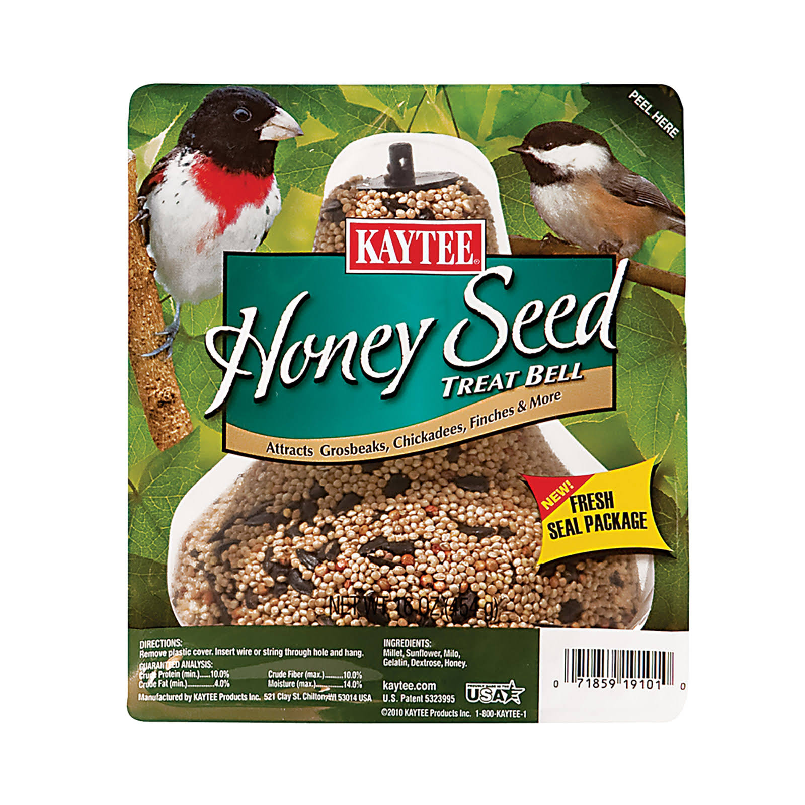 Kaytee Honey Seed Bell Treat