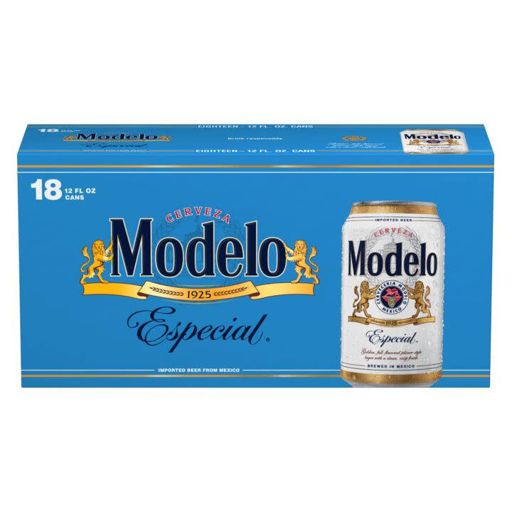 Modelo Especial Beer - 18 pack, 12 fl oz cans