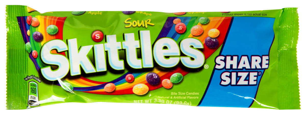 Skittles Sour Candles