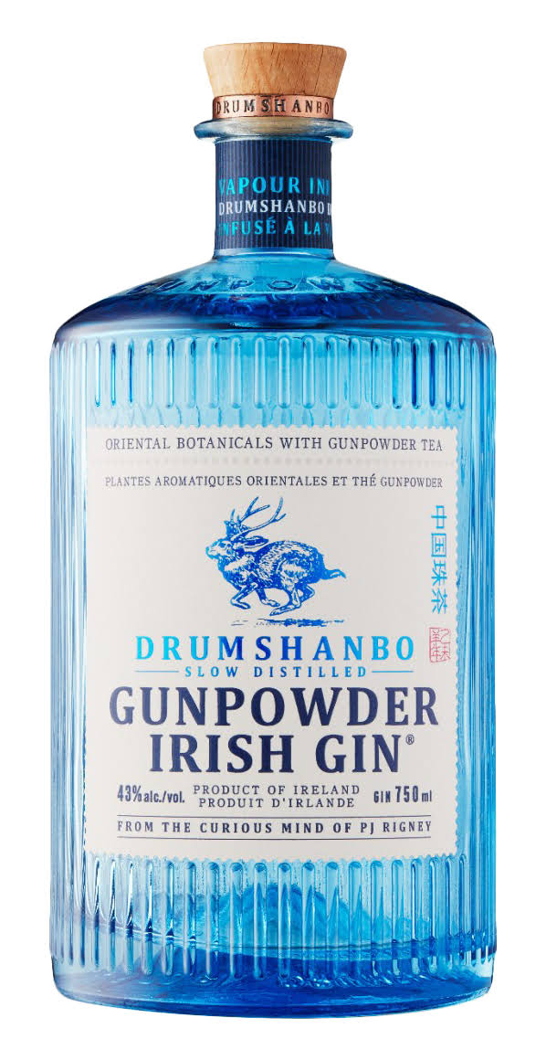 Drumshanbo Irish Gin, Gunpowder, Slow Distilled - 750 ml