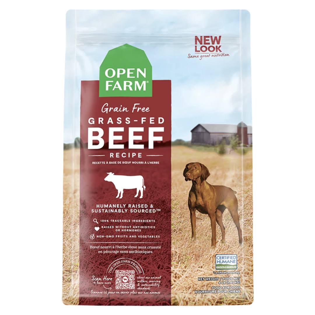Open Farm - Grass-Fed Beef Dry Dog Food 22 lb