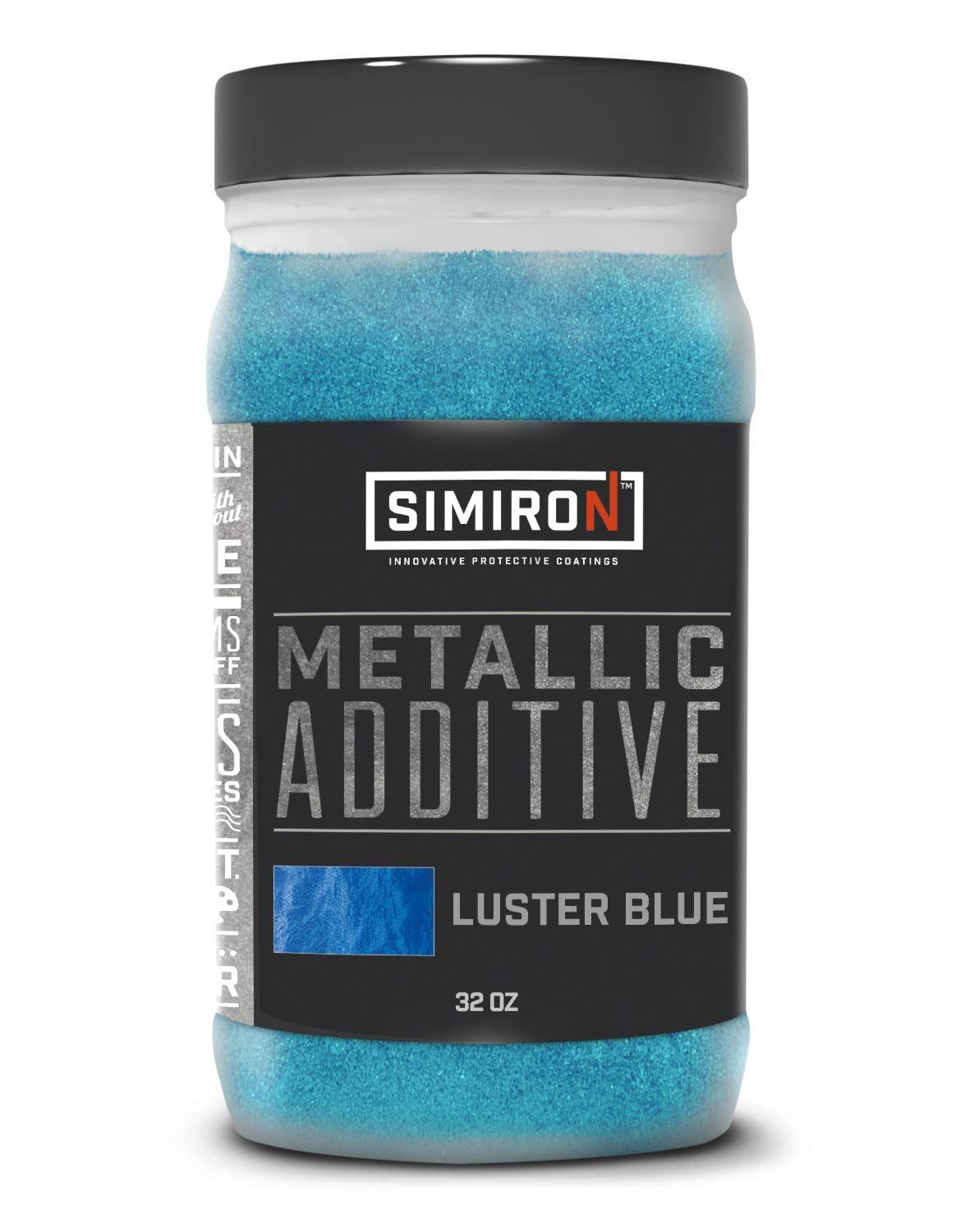 Simiron Metallic Additive for Clear Epoxy, Luster Blue