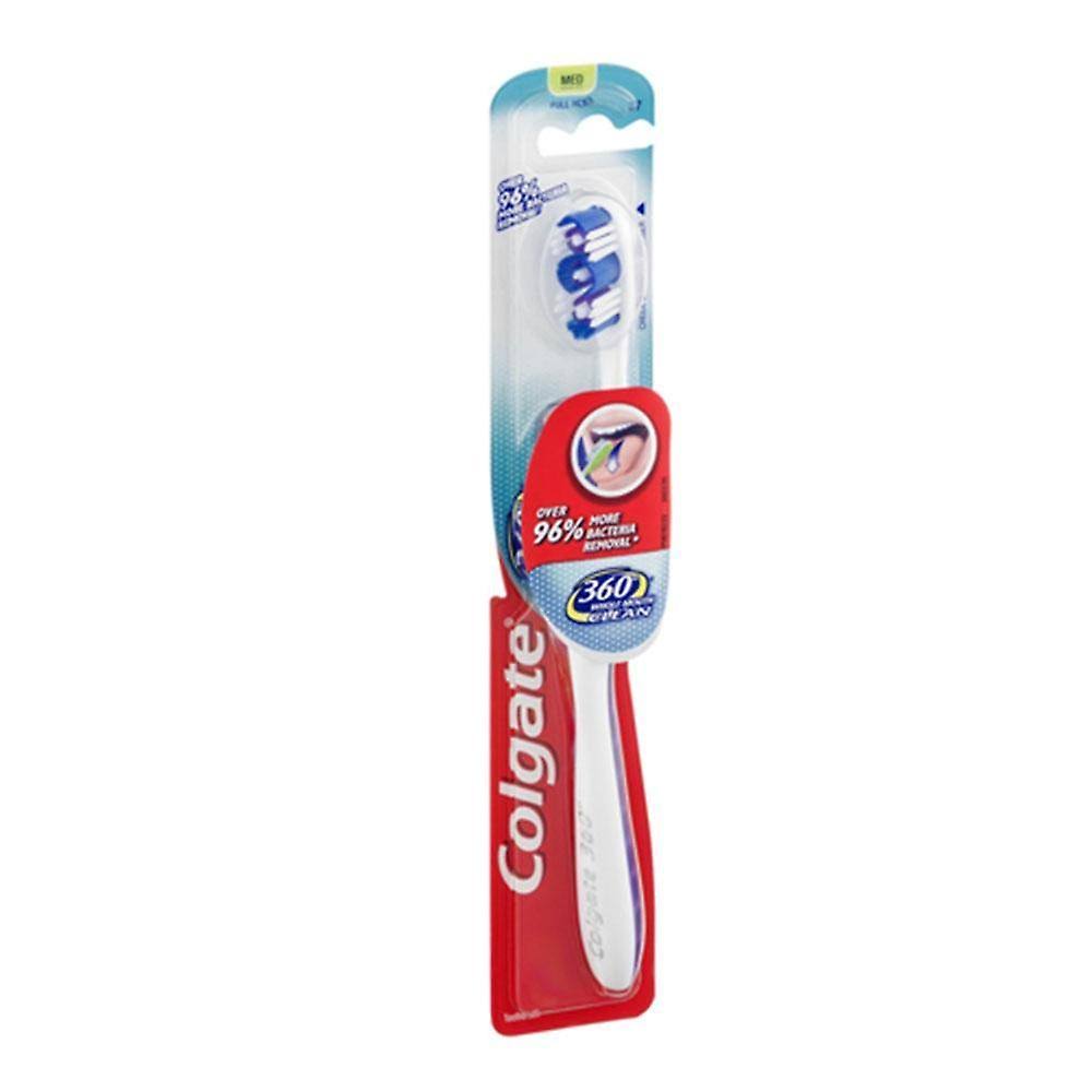 Colgate Toothbrush, 360 Degrees, Whole Mouth Clean, Med