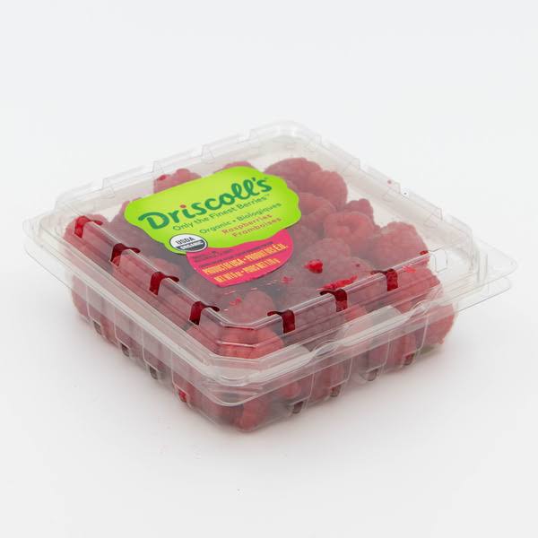 Driscolls Organic Raspberries - 6 Ounces - Natural Market - Delivered by Mercato