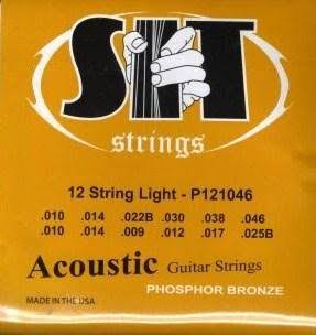 Sit Phosphorous Bronze Electric Guitar Strings (Pack of 12)