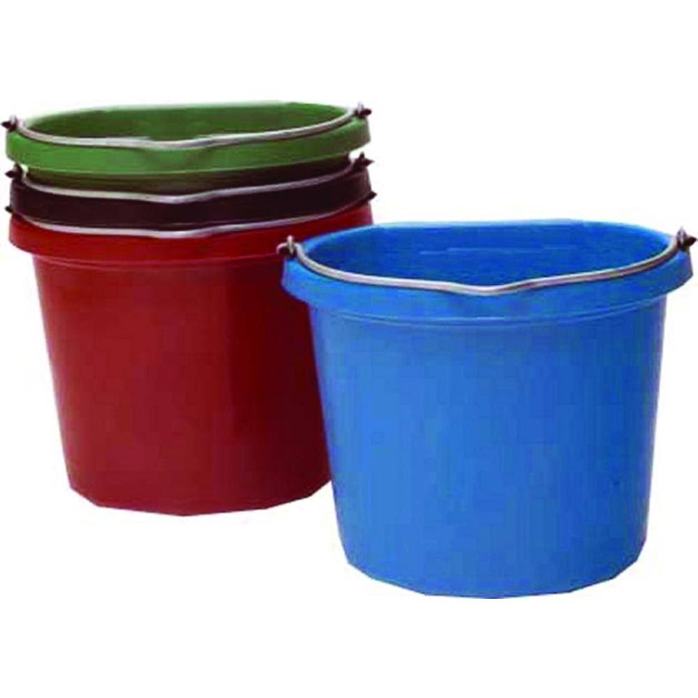 Fortex Industries Flat Back Bucket Maroon 18.9L - FB-120BURG | Household Supplies | 30 Day Money Back Guarantee | Free Shipping On All Orders