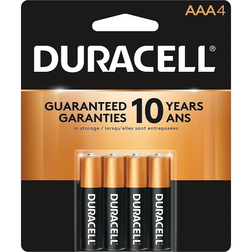 Duracell AAA Alkaline Batteries - 4 pack