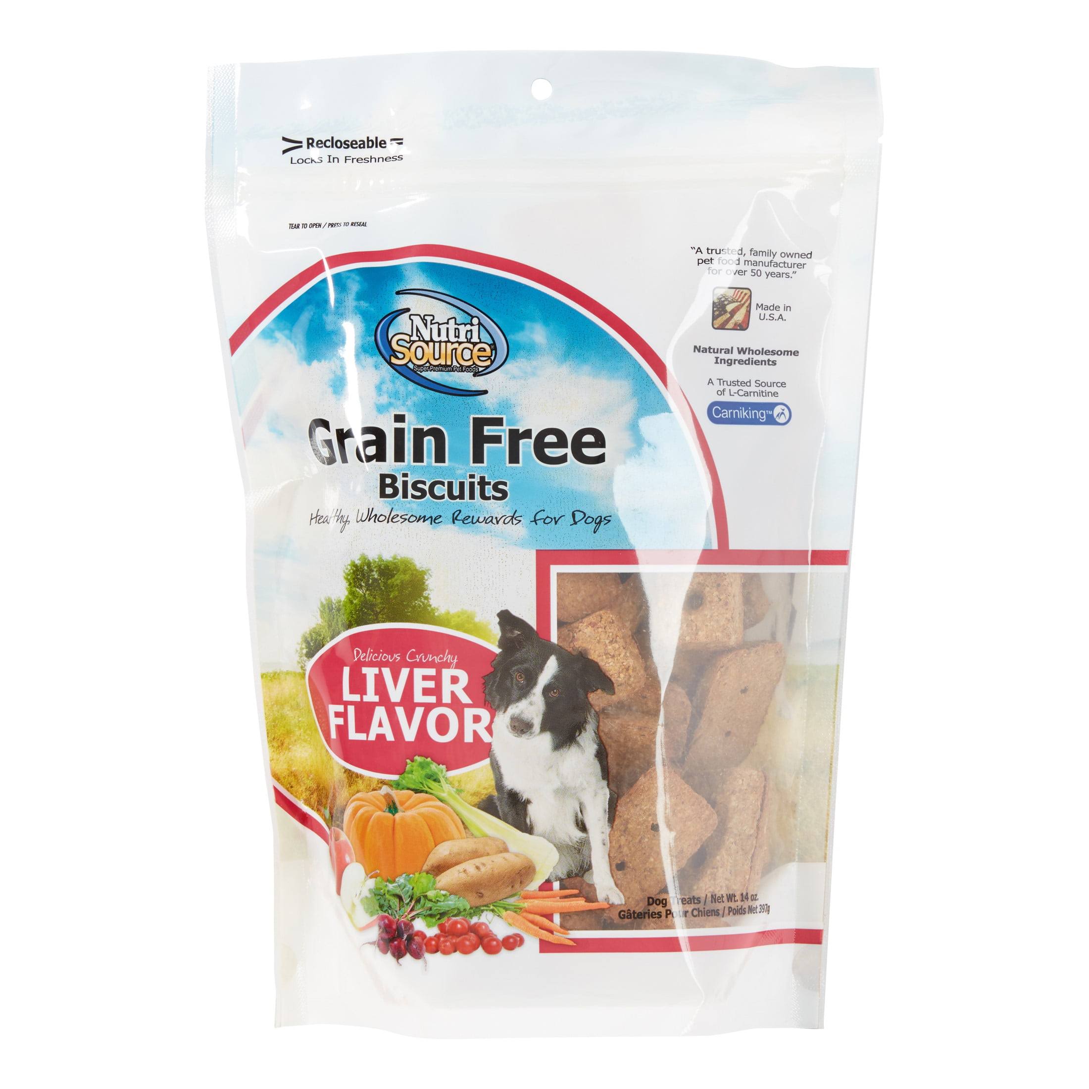Nutrisource Grain Free Biscuits - Liver