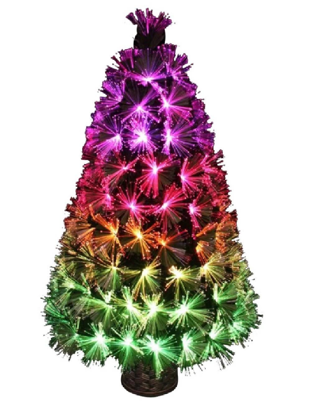 Santas Forest 54630 Christmas Fireworks Fiber Optic Tree, 3 Feet