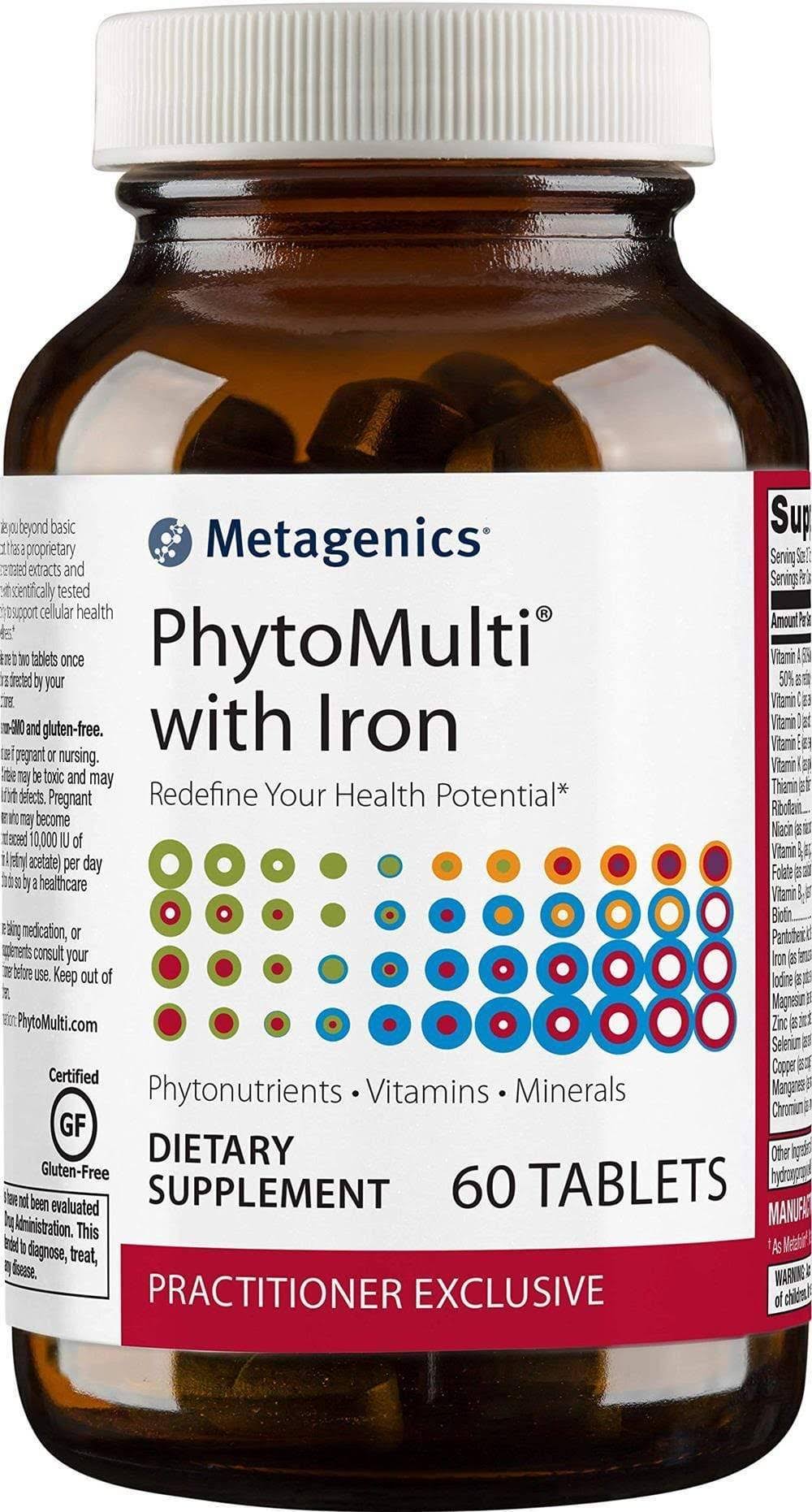 Metagenics PhytoMulti with Iron - 60 Tablets