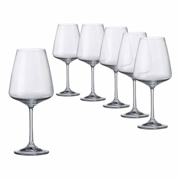 Tipperary Crystal Sapphire Set 6 450ml Wine Glasses