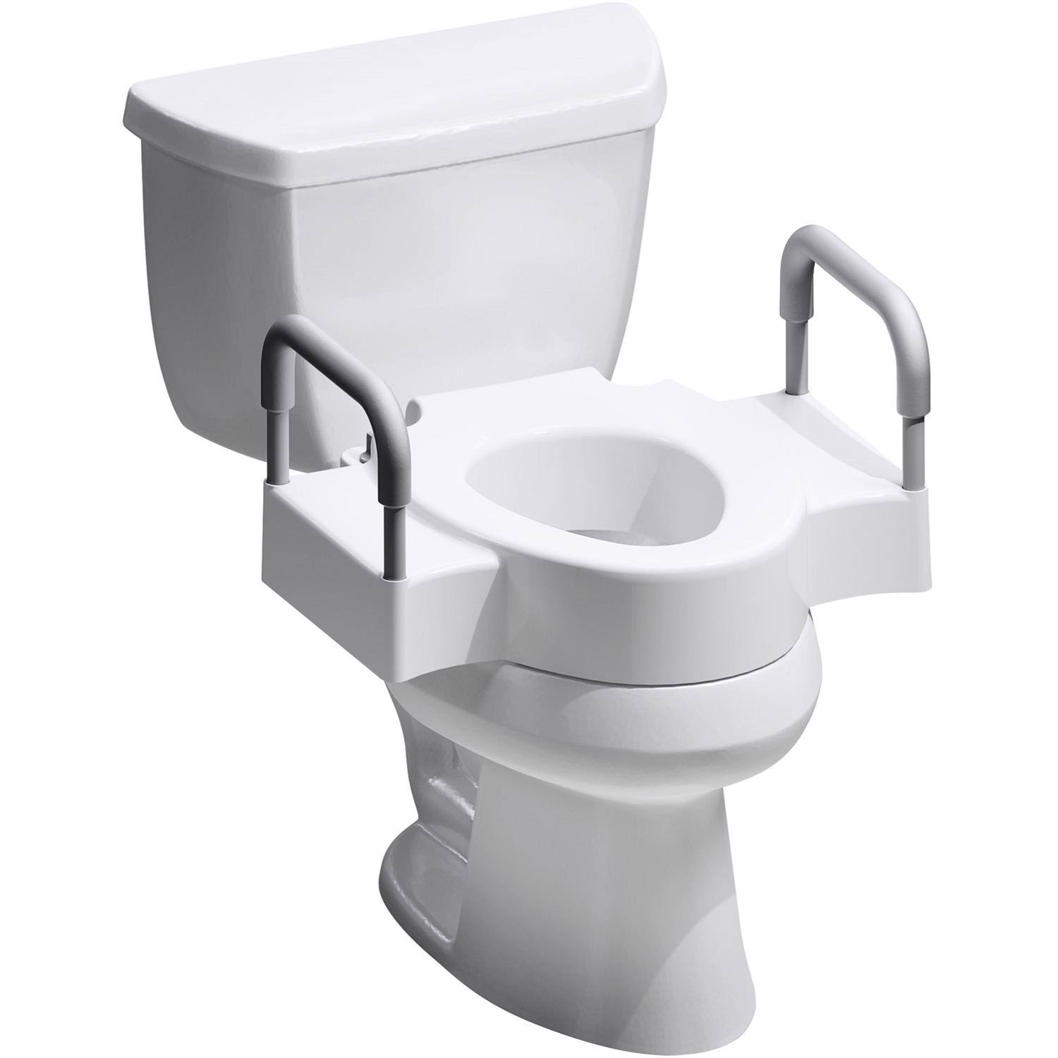 Bemis Clean Shield Round White Polypropylene Toilet Riser