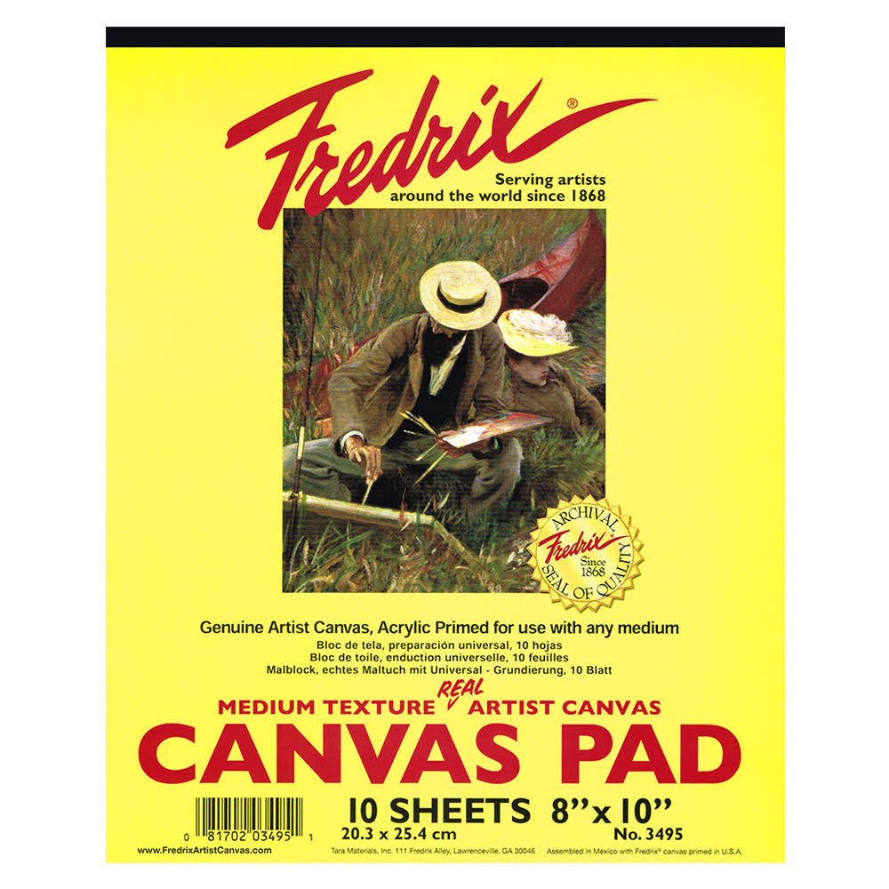 Fredrix Canvas Pad Size: 20" H x 16" W