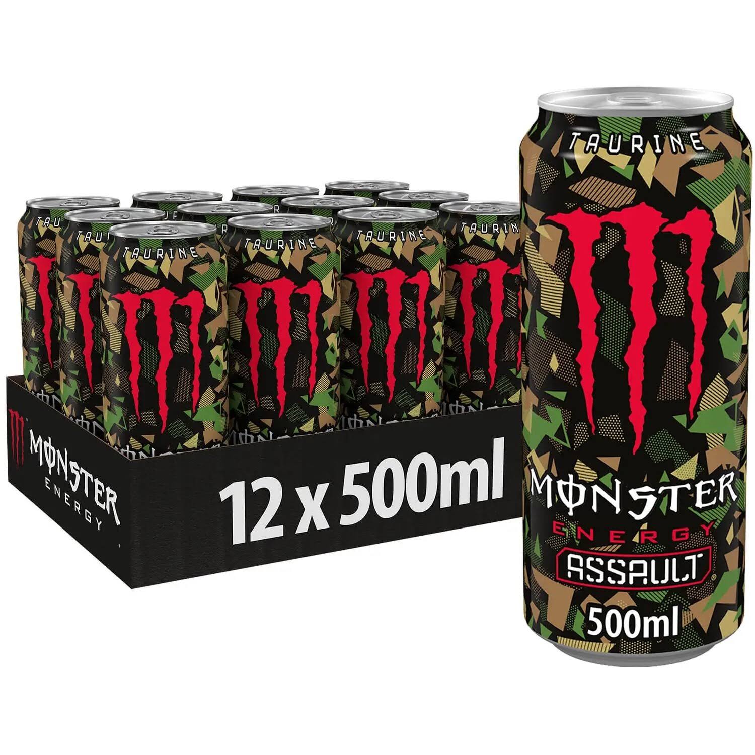Monster Assault Energy Drink - 24 Pack
