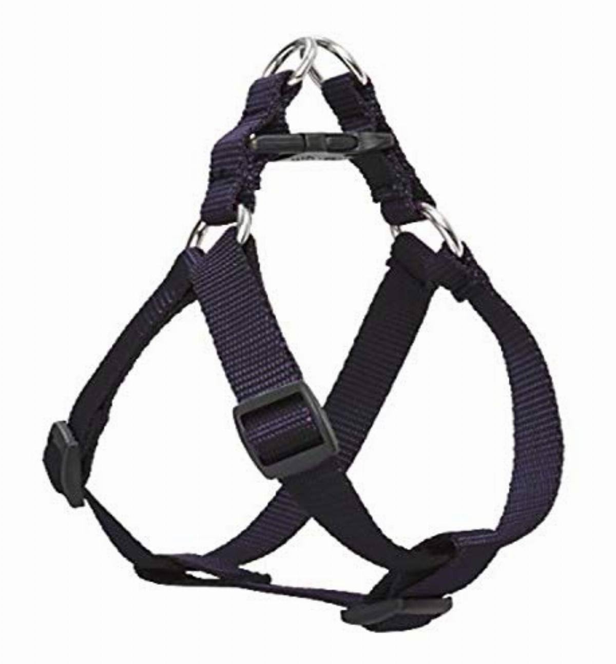 Lupinepet Dog Harness - 3/4", Black, for Medium Dogs