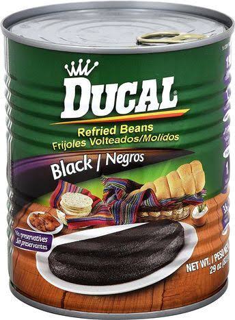 Ducal Refried Ground Black Beans - America's Food Basket - Lawrence - Delivered by Mercato