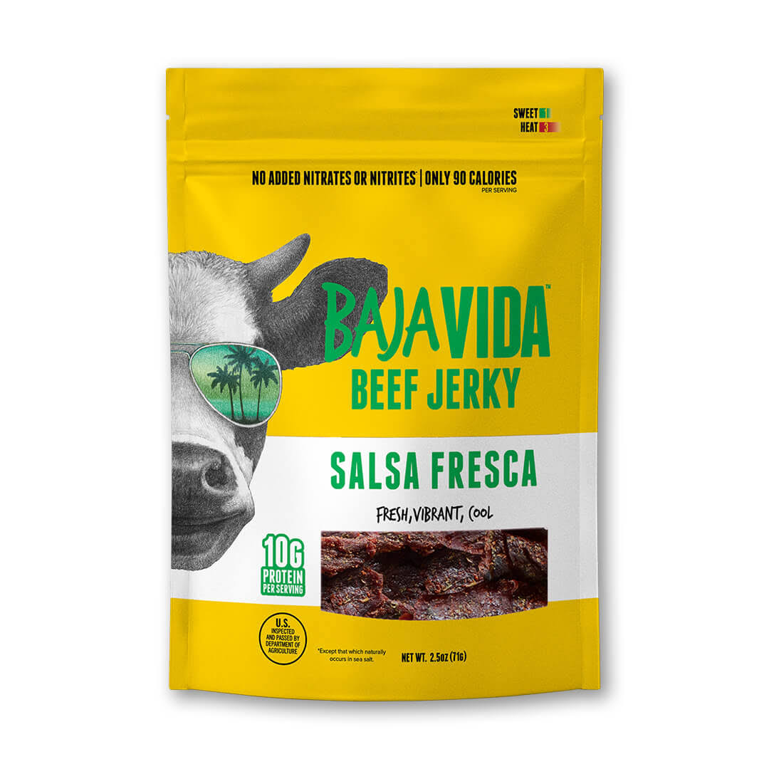 Baja Jerky, Beef Jerky, Salsa Fresca, 2.5 oz (71 g)