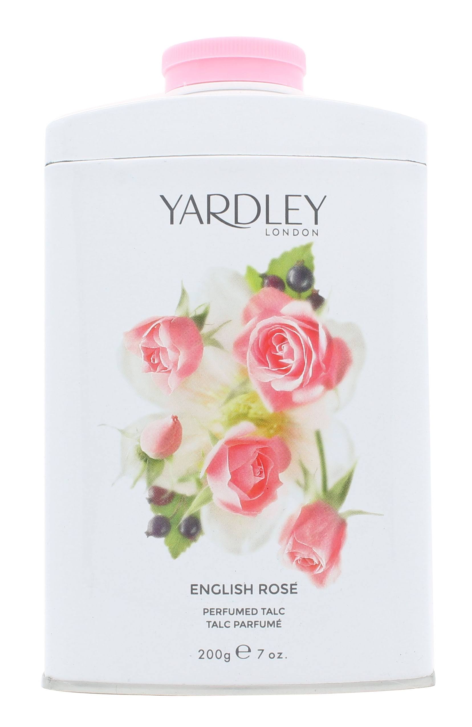 Yardley London Perfumed Talc - English Rose, 200g