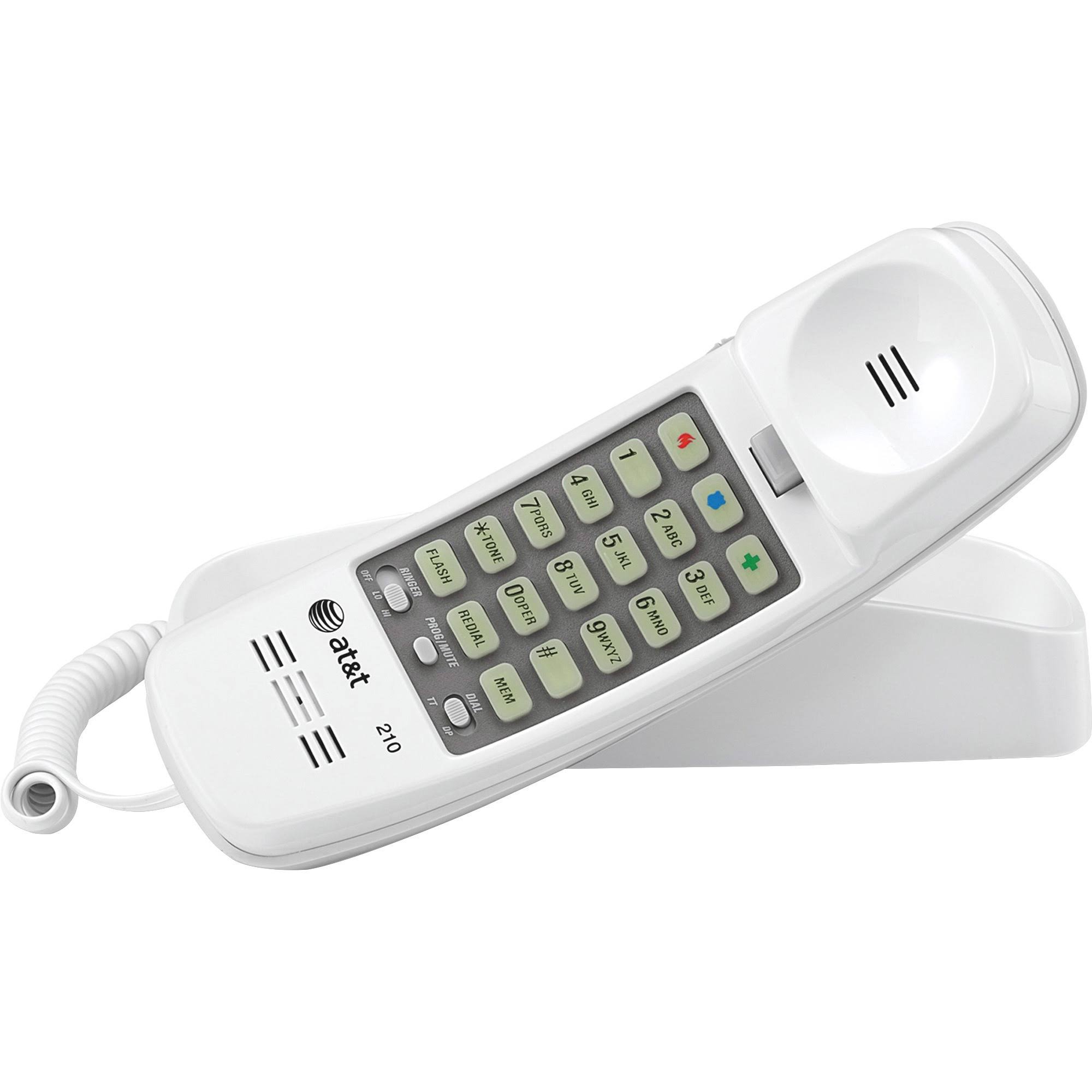 Vtech Communications Trimline Corded Telephone - White