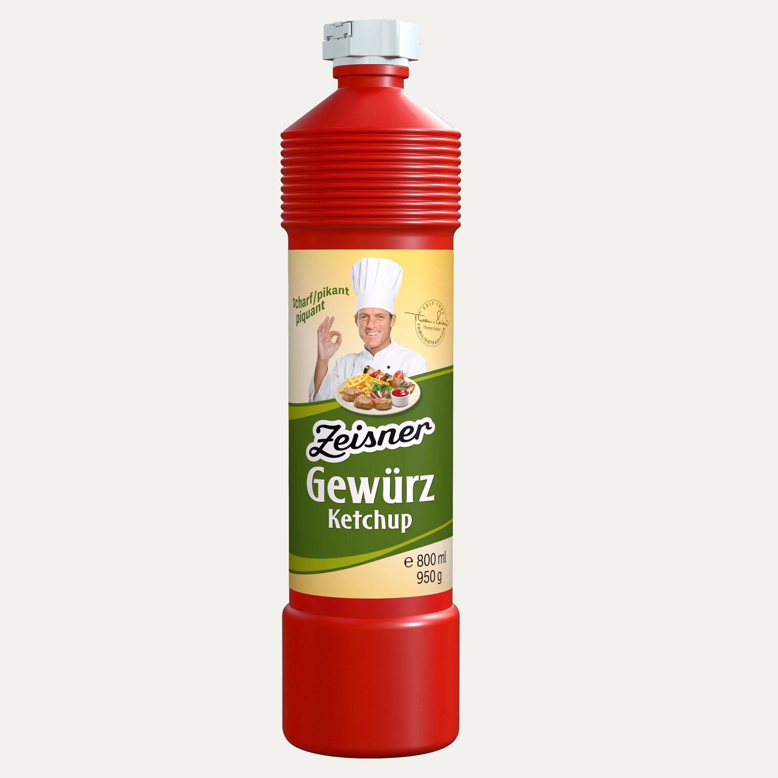 Zeisner Spice-Ketchup Hot, 800ml