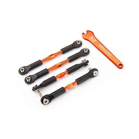 Traxxas 3741t Turnbuckles Aluminum Orange Anodized Camber Links Front 39mm