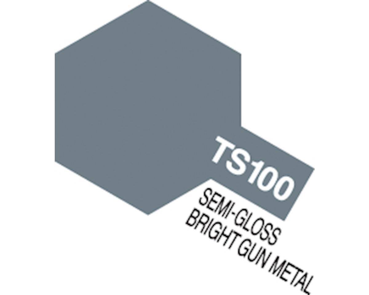 Tamiya 85100 TS-100 Bright Gun Metal 100ml Spray Can