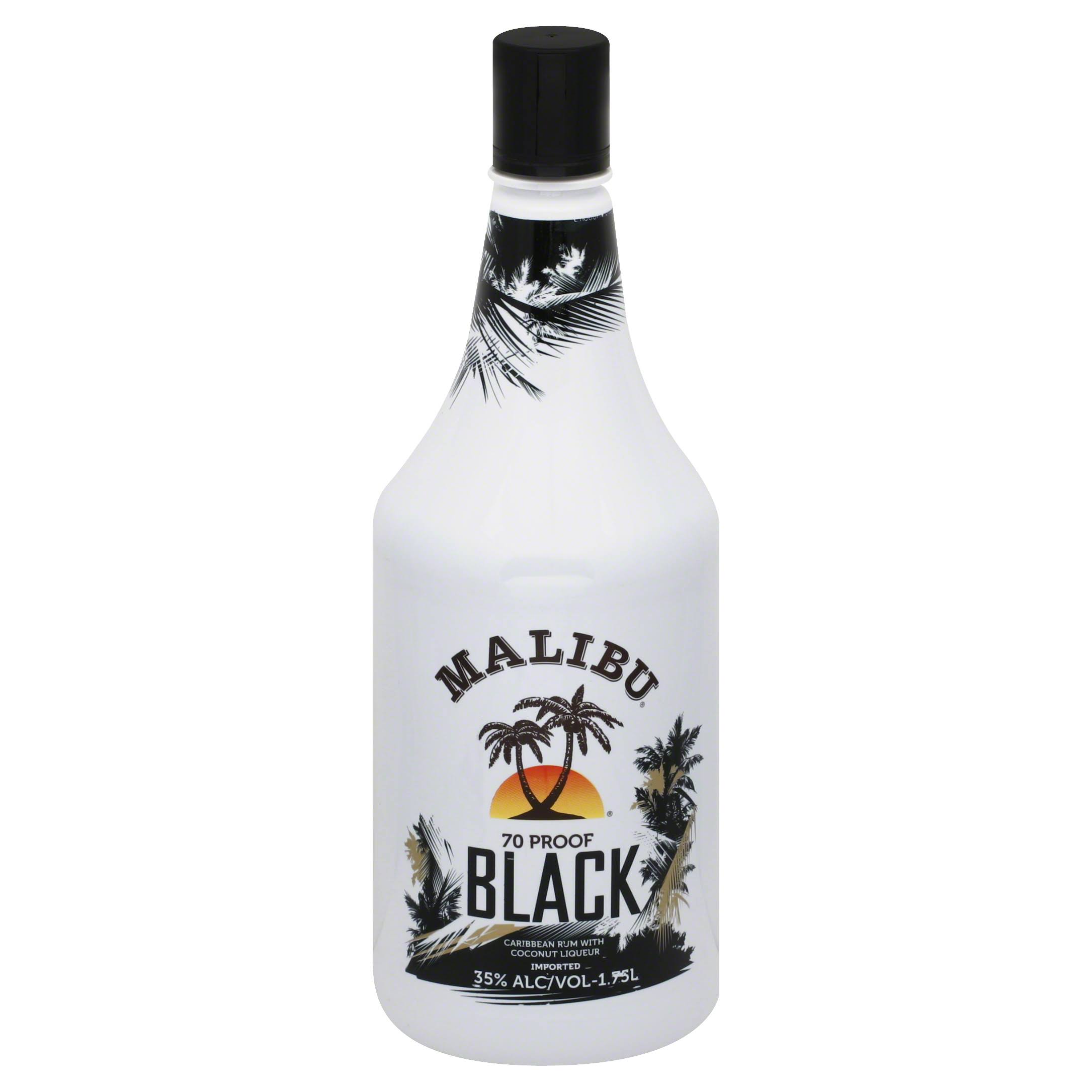 Malibu Black Rum Caribbean - 1.75l