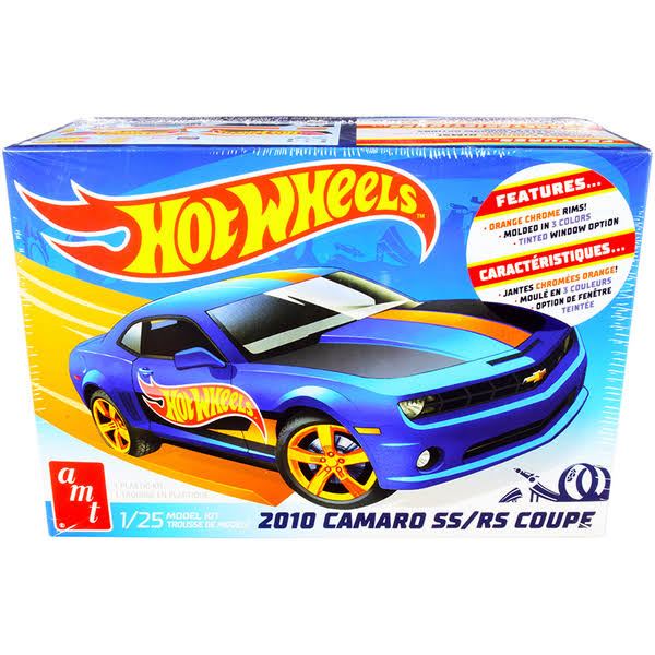 AMT Skill 2 Model Kit 2010 Chevrolet Camaro SS/RS Coupe Hot Wheels 1/25 Scale Model