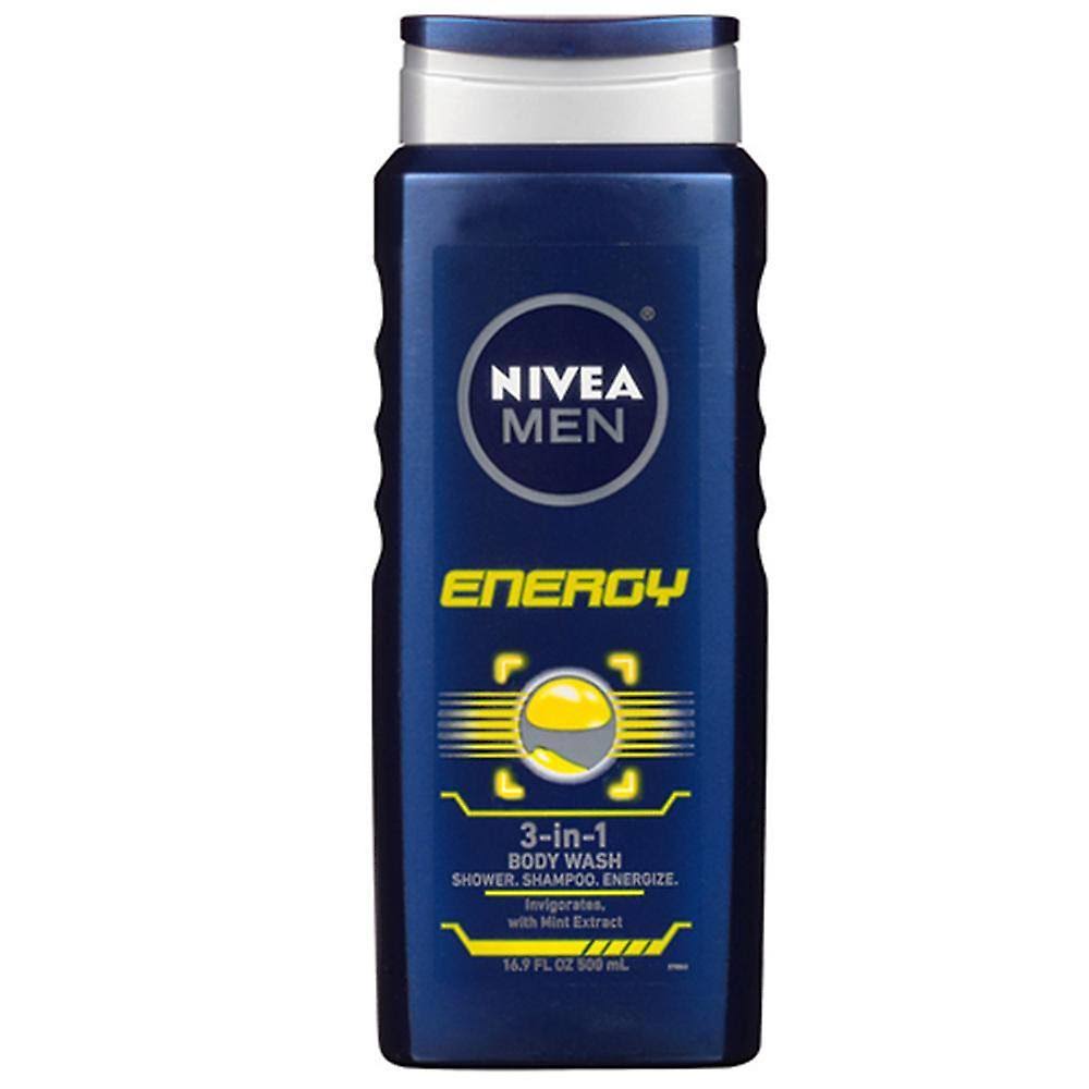 Nivea Men Energy 3-in-1 Body Wash - 16.9oz