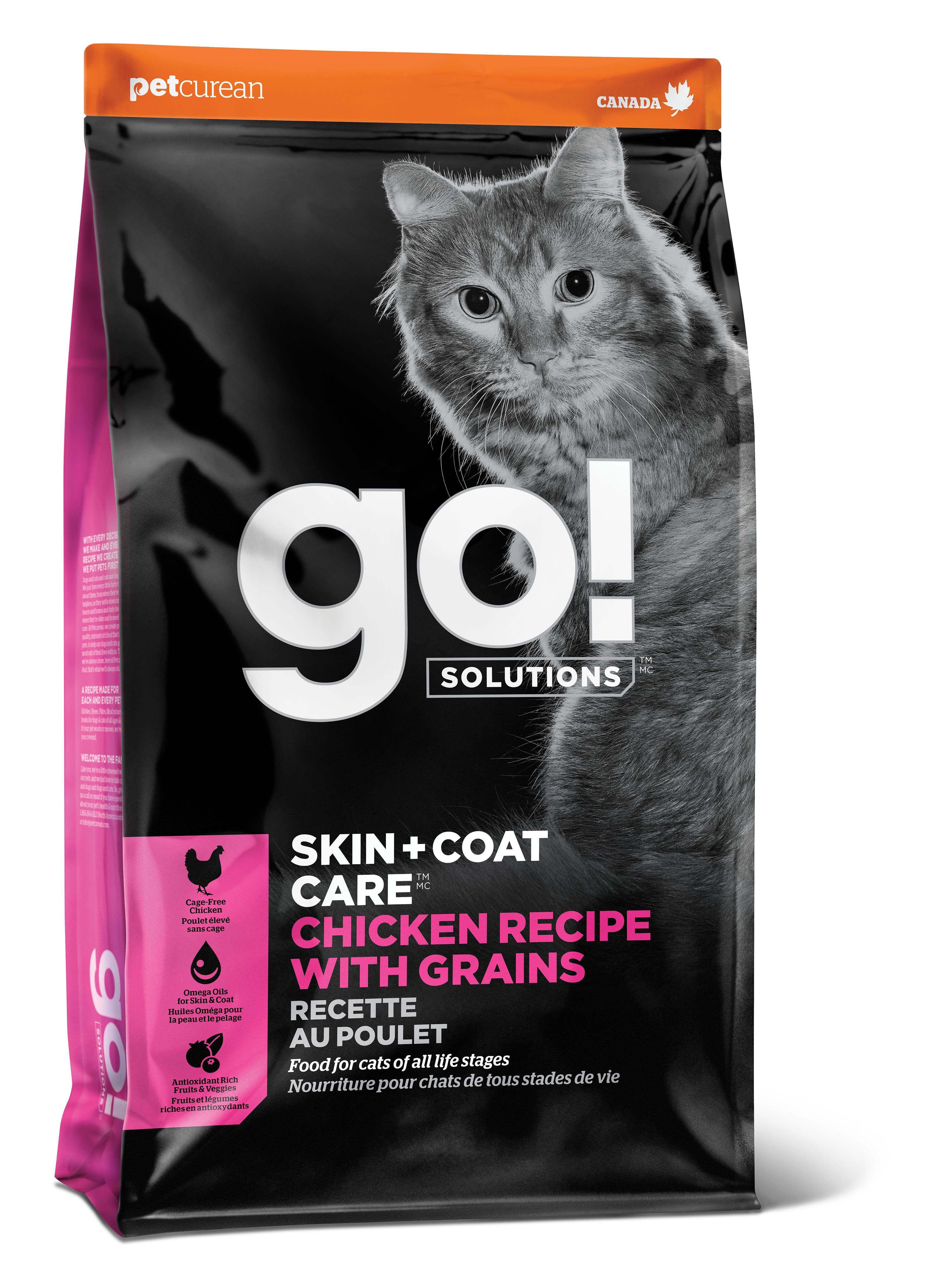 Go! Solutions Skin + Coat Care Chicken Dry Cat Food, 16-lb