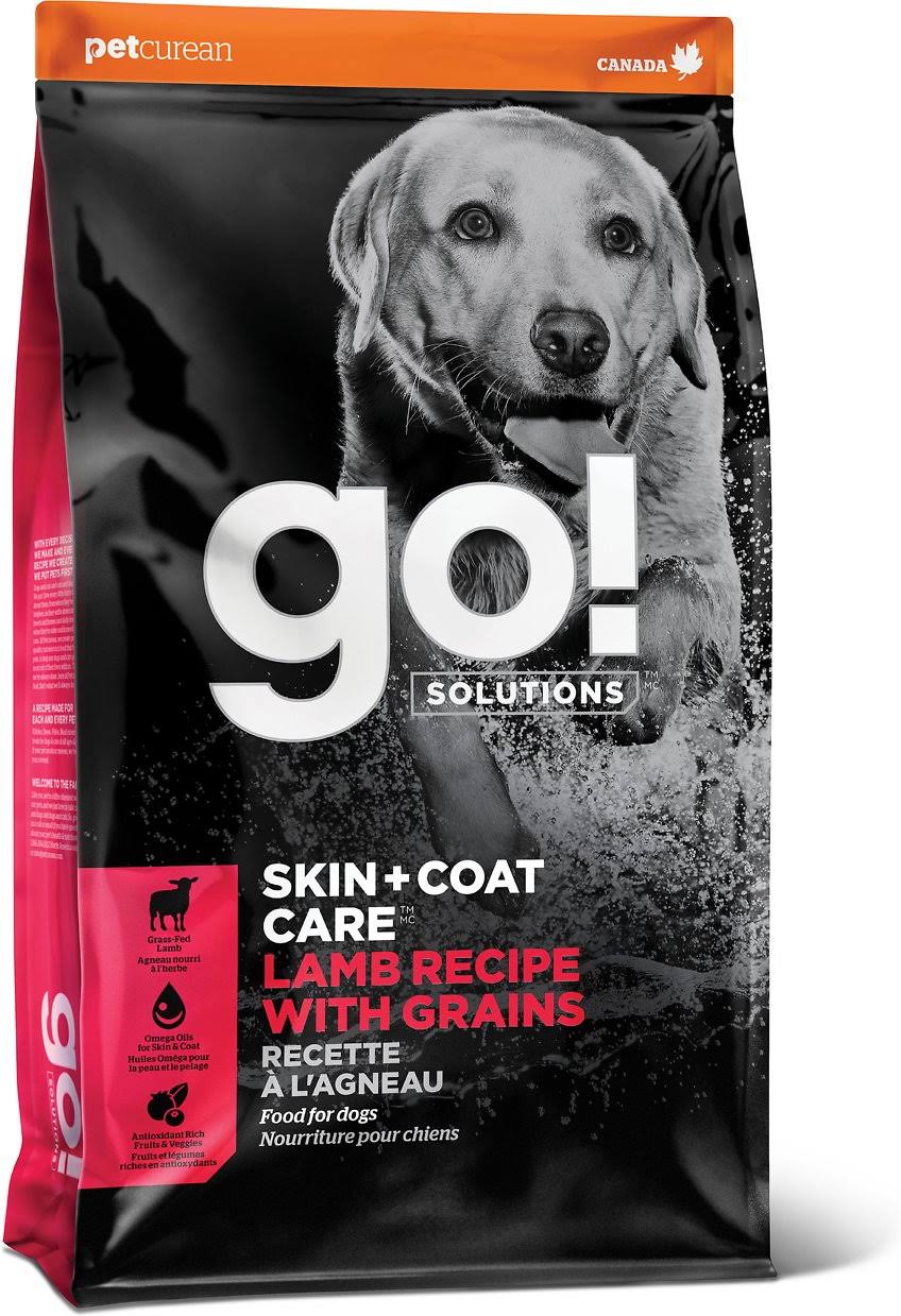 Go! Skin + Coat Dog Food - Lamb Meal Recipe, 5.4kg