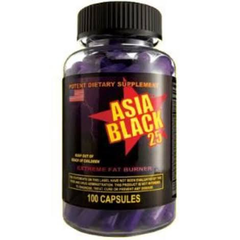 Cloma Pharma Asia Black Fat Burner - 100 Capsules