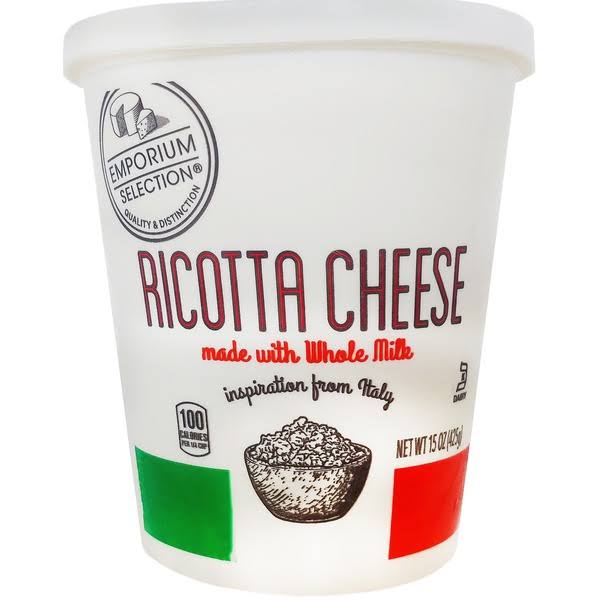 Emporium Selection Whole Milk Ricotta Cheese - 15 oz