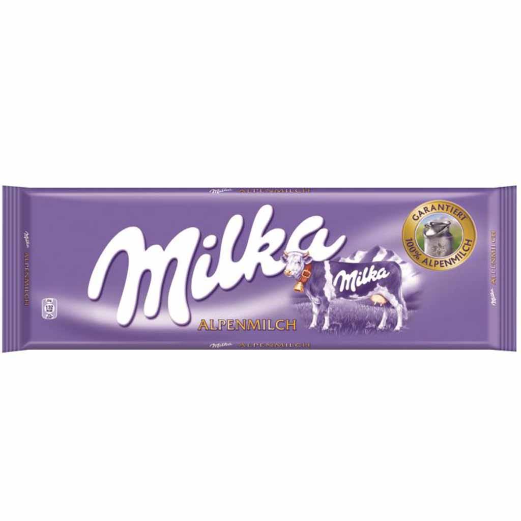 Milka Alpine Milk Chocolate - 300g, 4pk