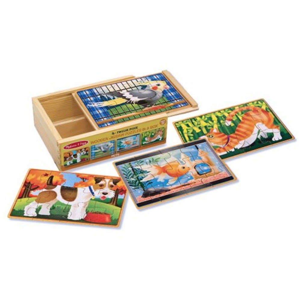 Melissa & Doug - Pets Puzzles In A Box