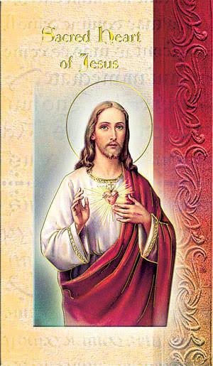 Sacred Heart of Jesus Biography Card