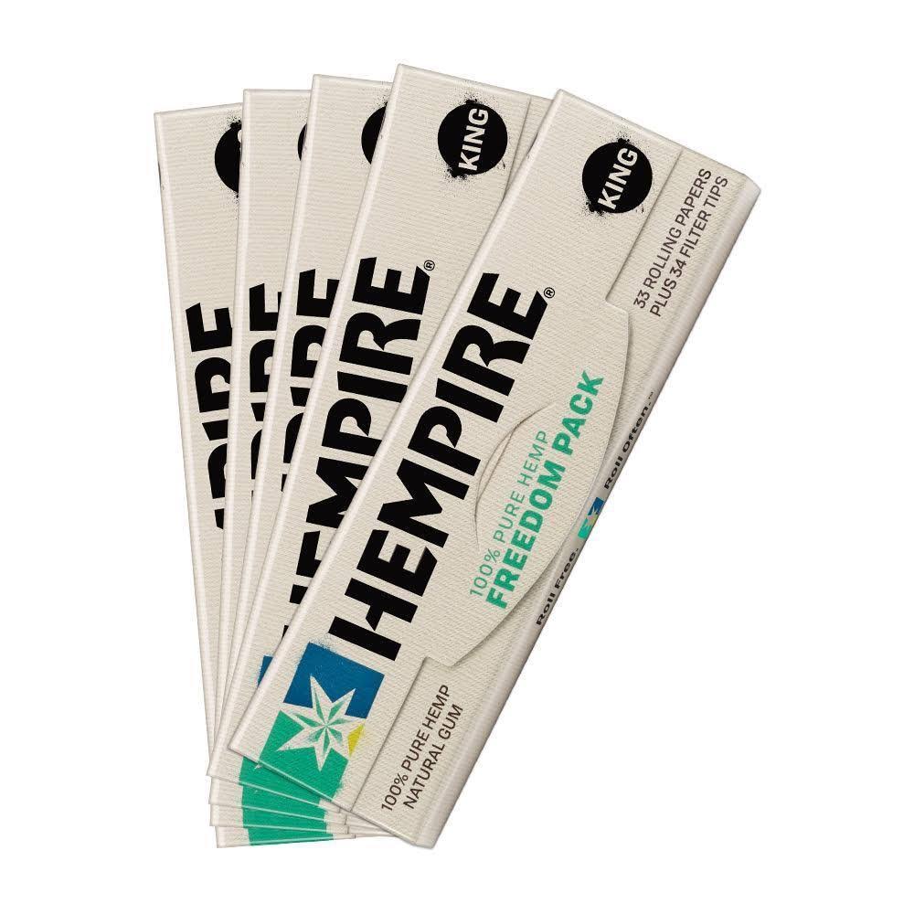 Hempire Freedom Pack Papers and Tips / King