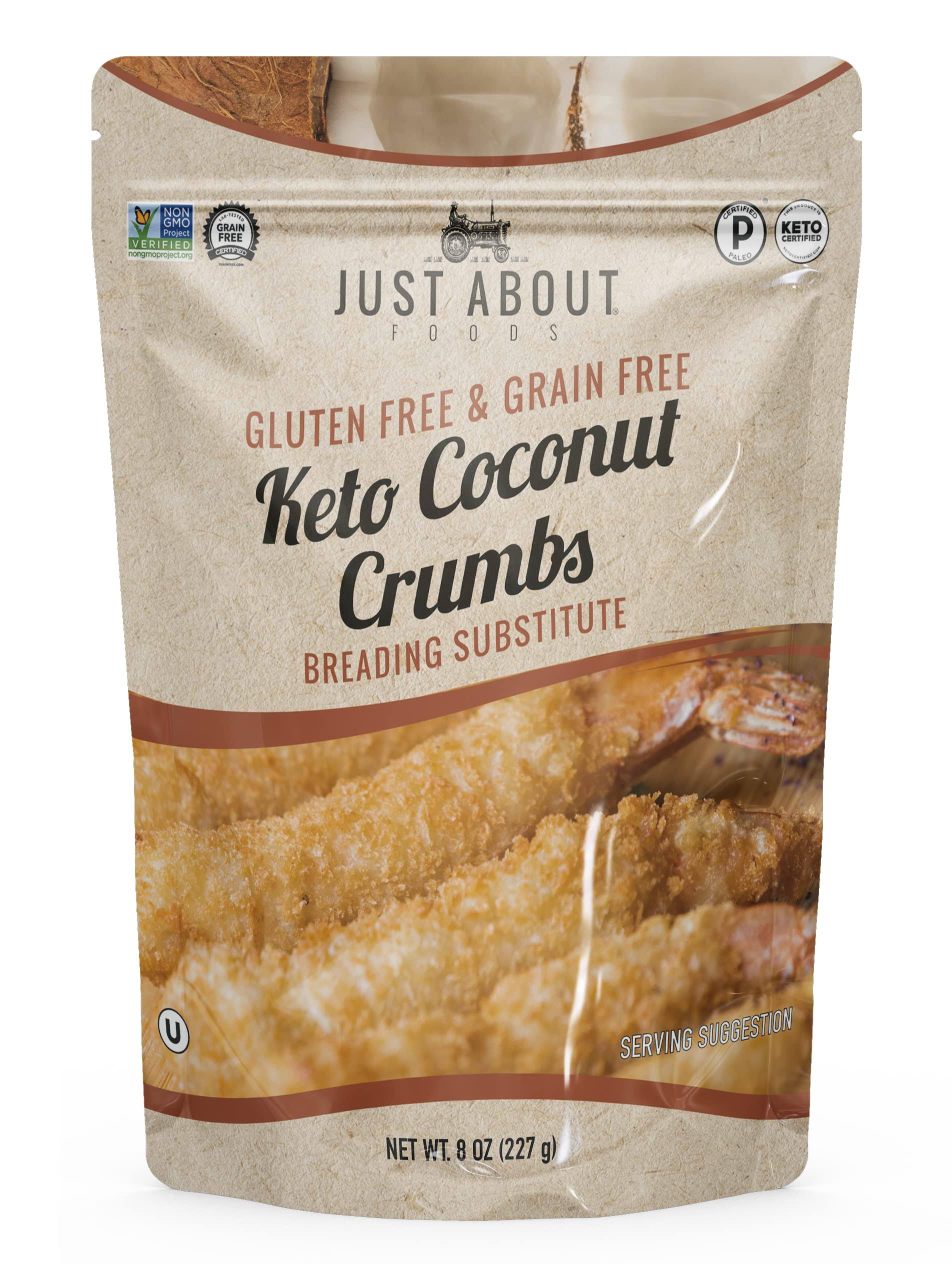 Just About Foods Keto Coconut Crumbs 8 oz