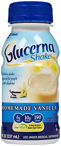Abbott Glucerna Carbsteady Homemade Vanilla Shake - 6 x 8 oz Pack