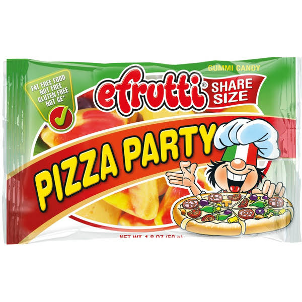 Efrutti Pizza Party Gummi Candy Share Size - 1.4-oz. Bag