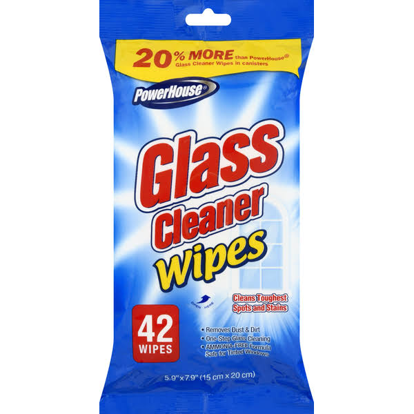 Personal Care Glass Cleaner Wipes - 50 Wipes, 12pk