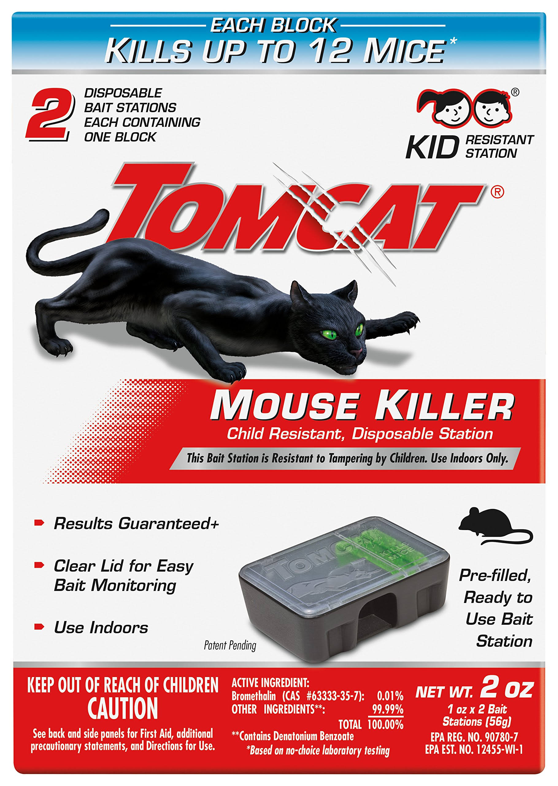 Tomcat Mouse Killer II Disposable Mouse Bait Station
