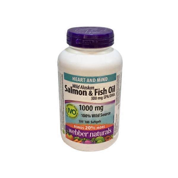 Webber Naturals Omega 3 Wild Salmon and Fish Oils