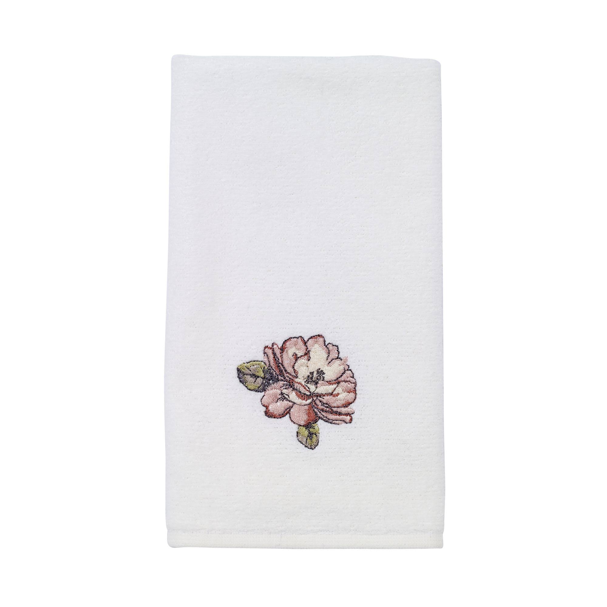 Avanti Butterfly Garden Fingertip Towel In White
