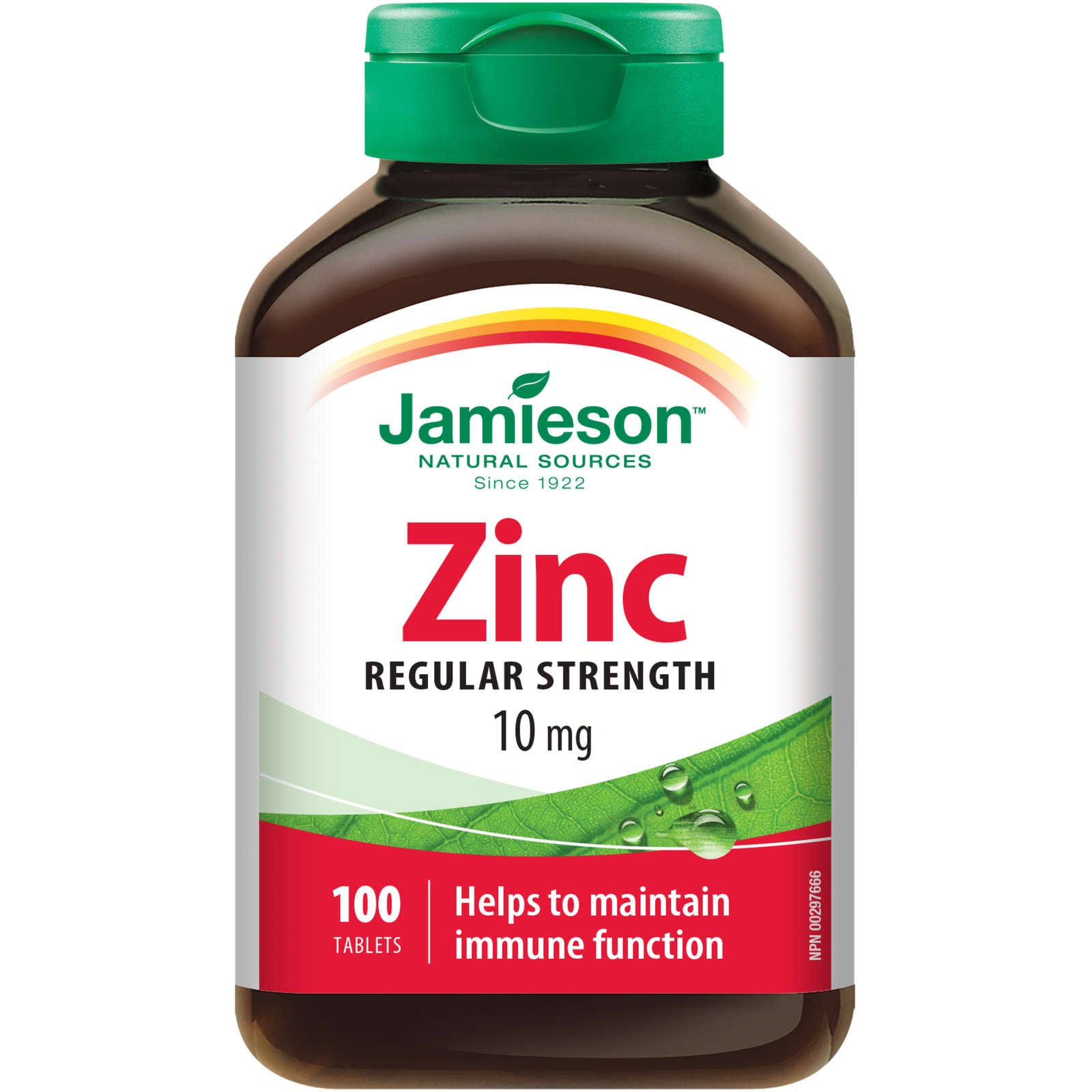 Jamieson Zinc 10 mg, 100 Tablets
