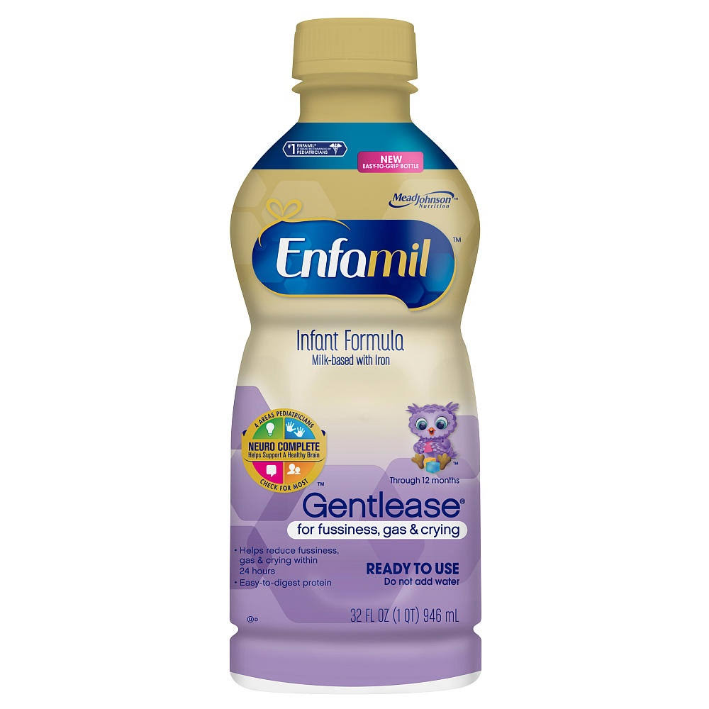 Enfamil Gentlease Milk Based with Iron Infant Formula - 32oz