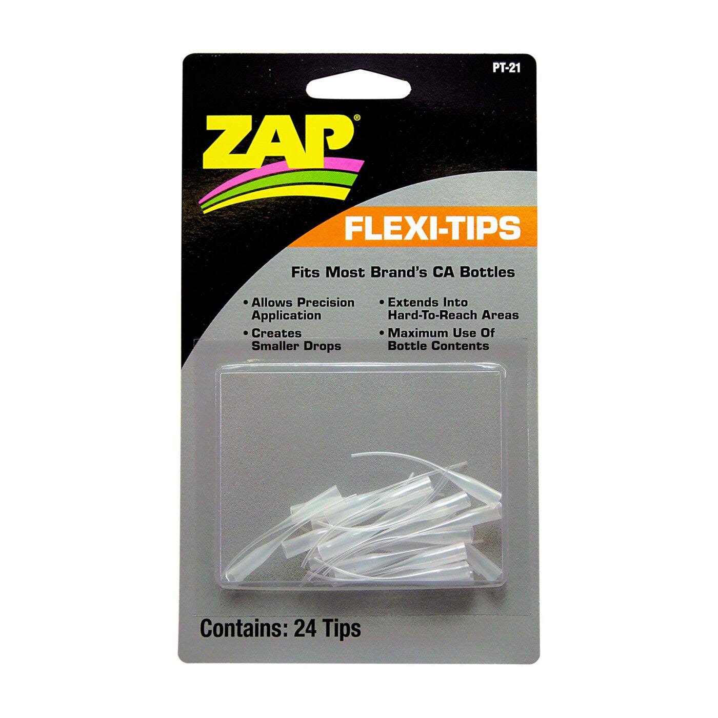 Pacer Glue Zap Flexi Tips - 24ct