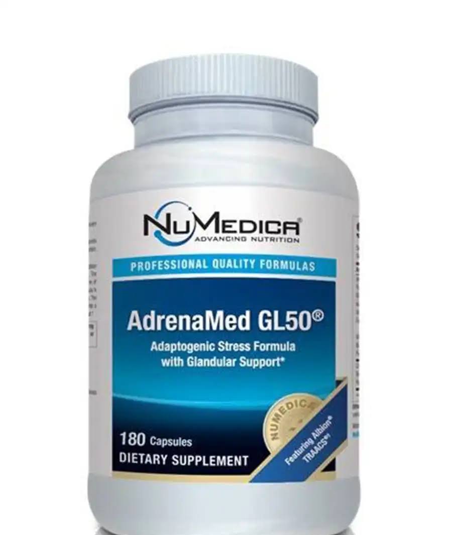 NuMedica - AdrenaMed GL50 - 180 Capsules