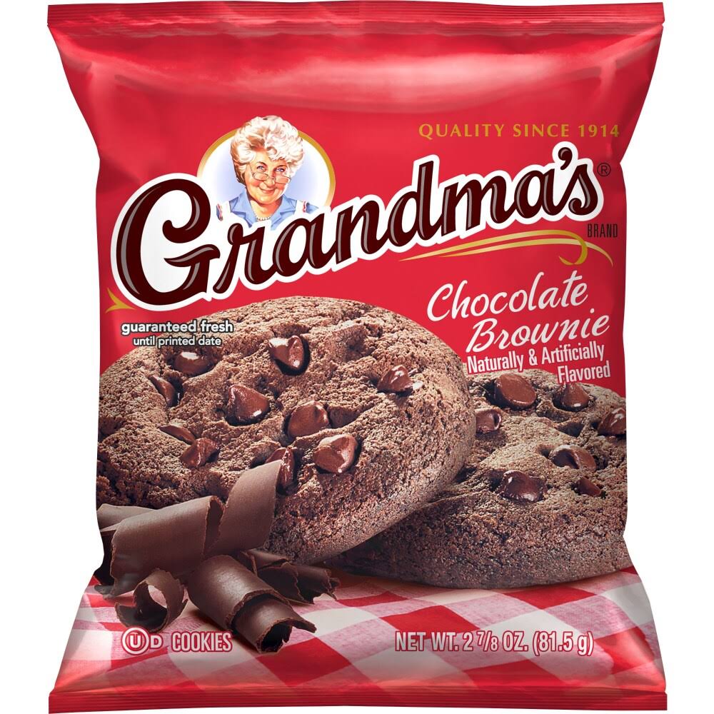 Grandmas Cookies, Chocolate Brownie - 2.875 oz